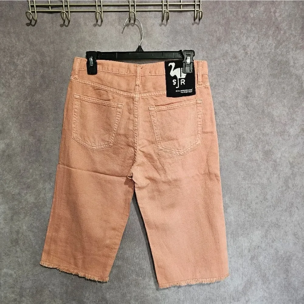 Sandrine Rose x Free People Denim Bermuda Jeans Shorts Size 28‎